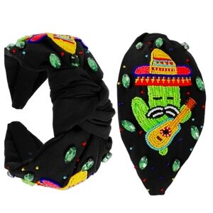 Beaded Headband "Juan in a Million" Cactus